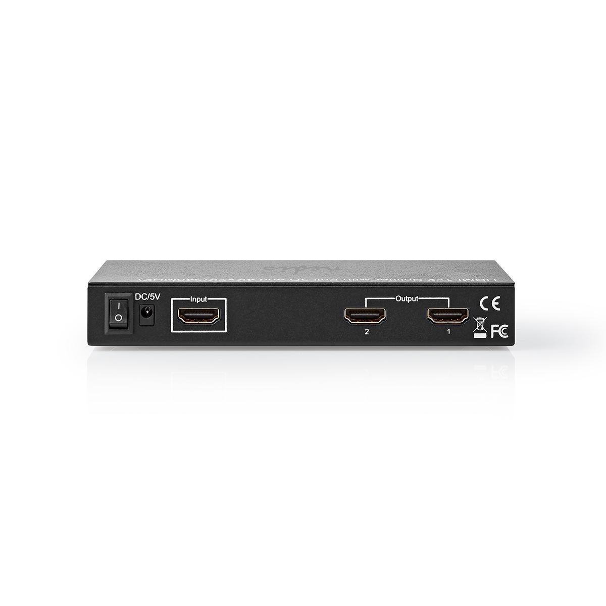 HDMI Splitter 2-Port - 1x HDMI Input 2x HDMI Output 4K@30Hz